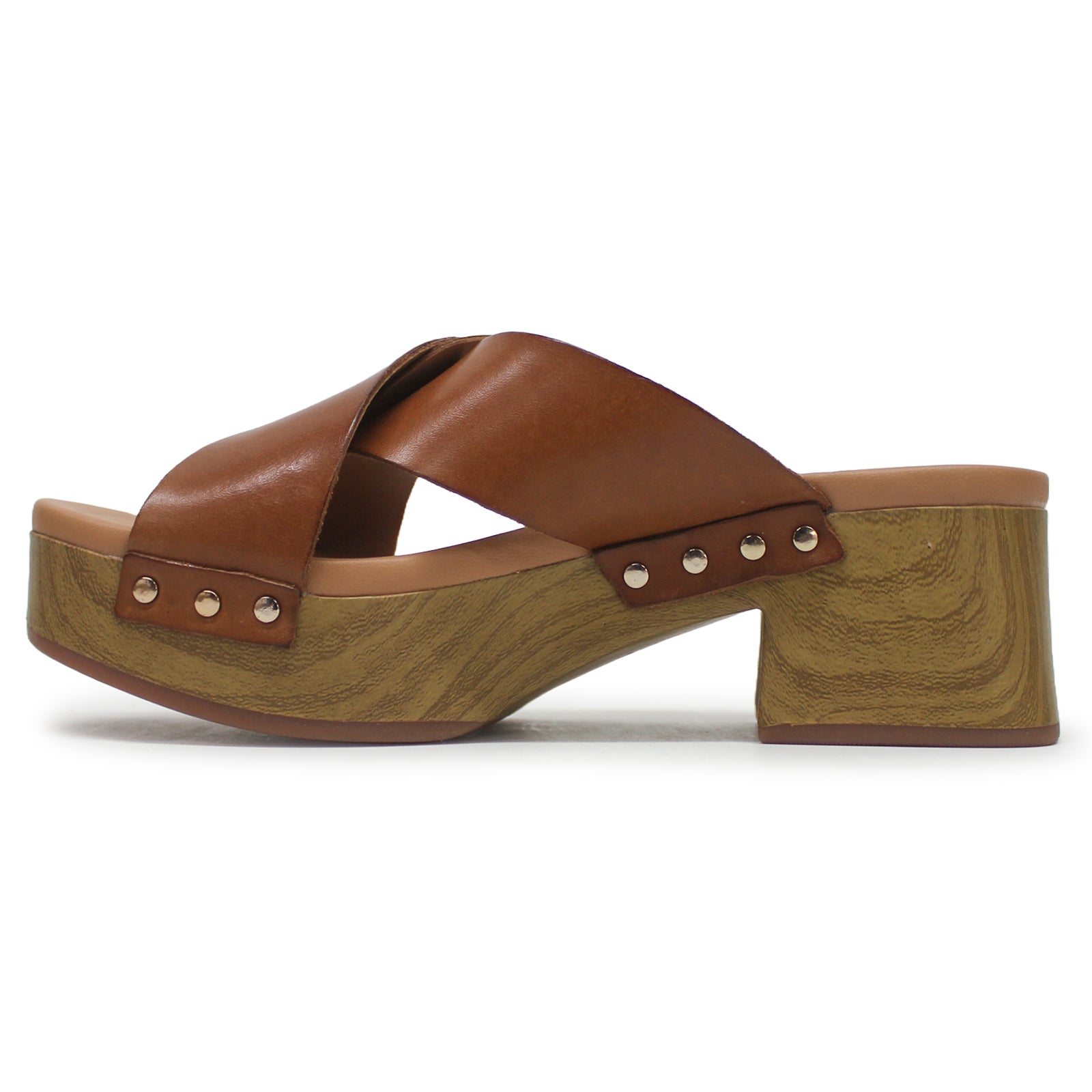 Clarks Sivanne Walk Leather Womens Sandals#color_tan