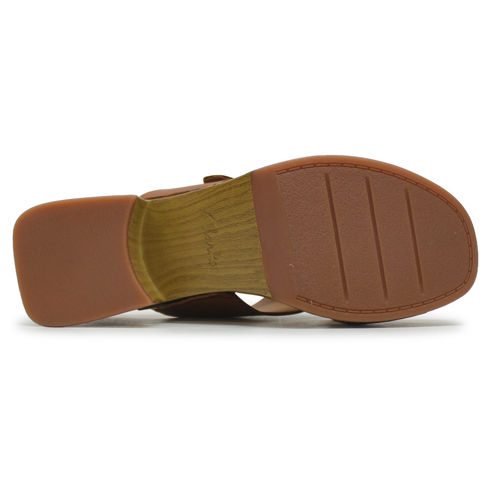 Clarks Sivanne Walk Leather Womens Sandals#color_tan