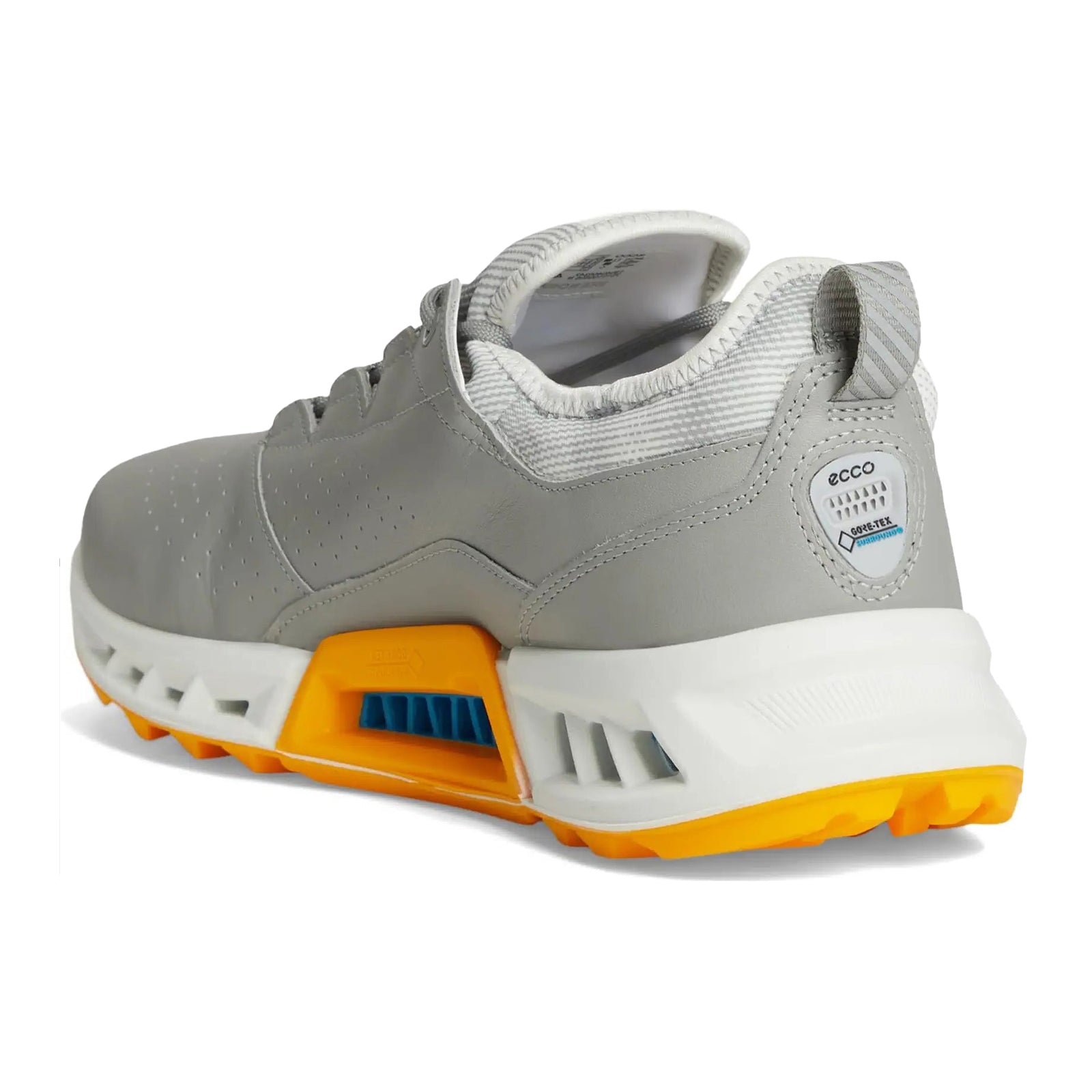 Ecco Golf Biom C4 Leather Textile Mens Trainers#color_wild dove sunrise