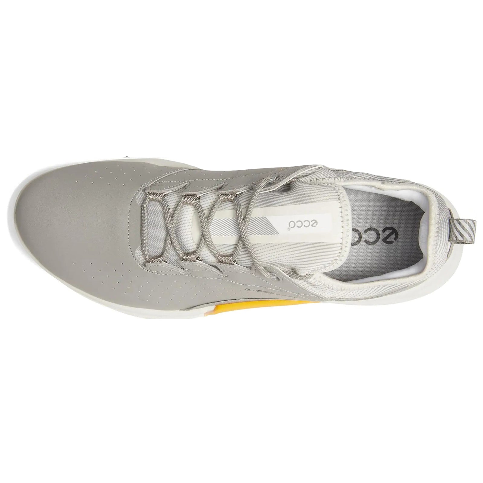 Ecco Golf Biom C4 Leather Textile Mens Trainers#color_wild dove sunrise