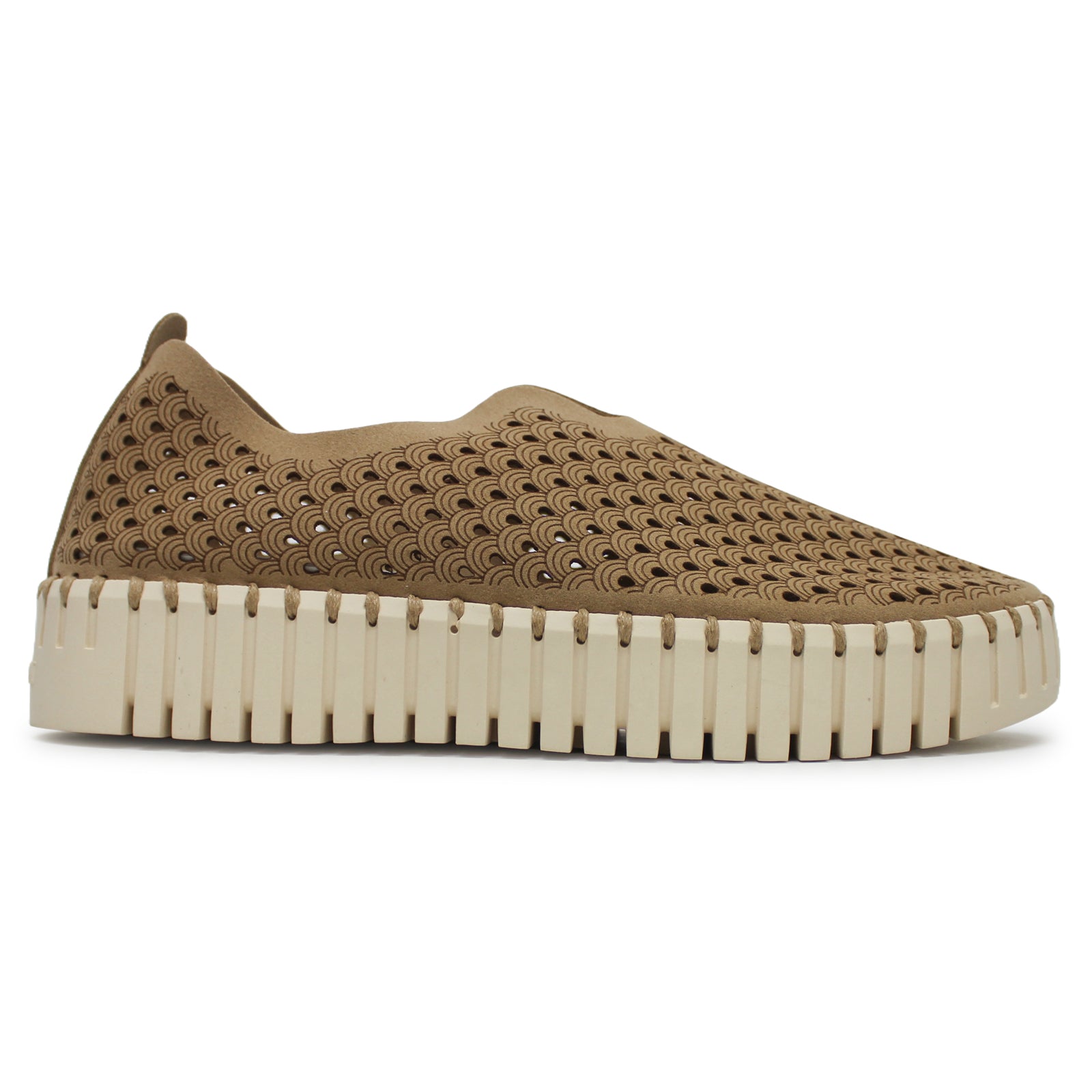 Ilse Jacobsen Tulip 3373 Textile Womens Shoes#color_latte