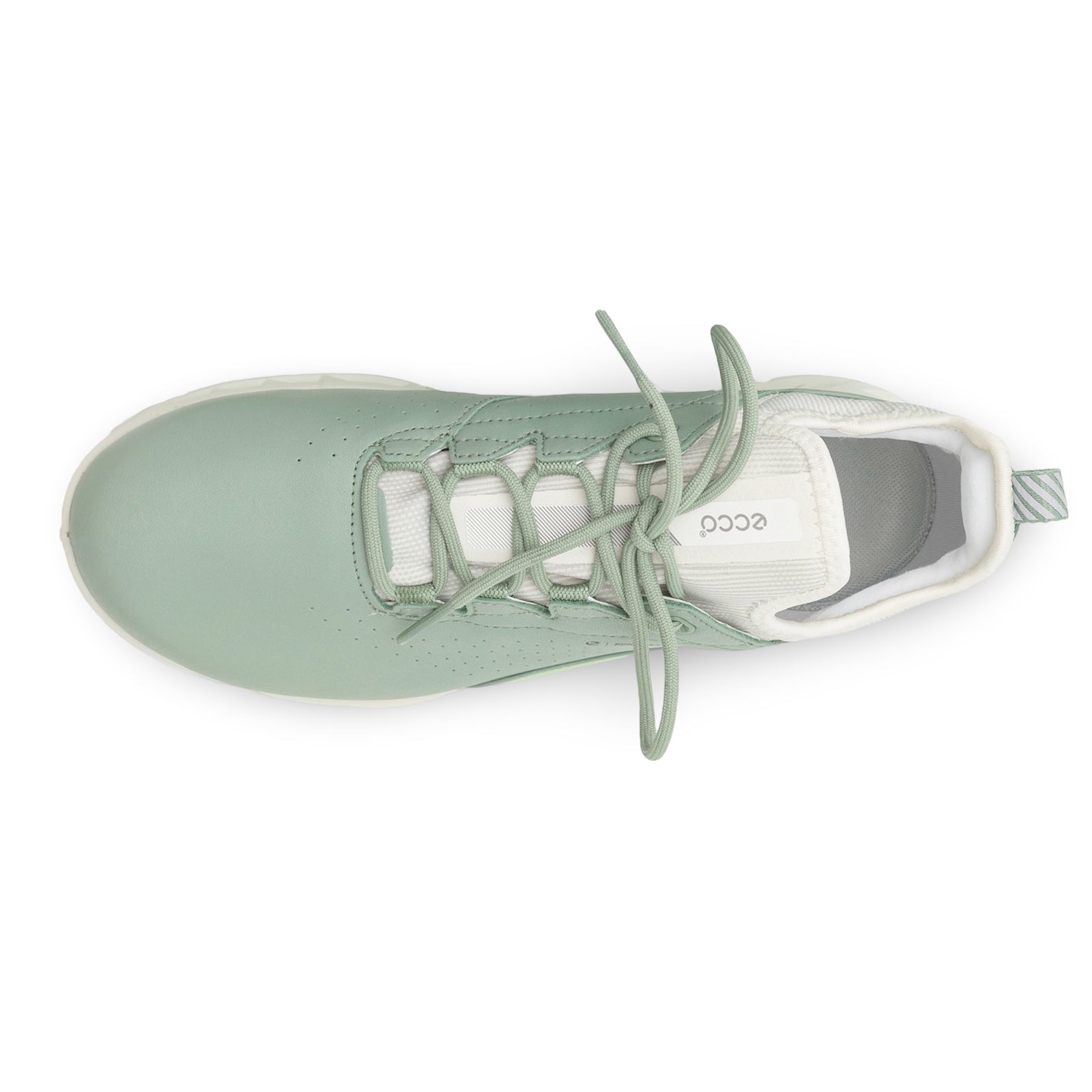 Ecco Golf Biom C4 Leather Textile Womens Trainers#color_sedum green