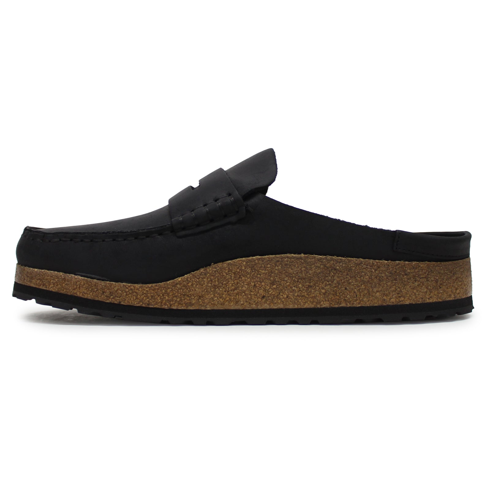 Birkenstock Naples Oiled Leather Unisex Shoes#color_black