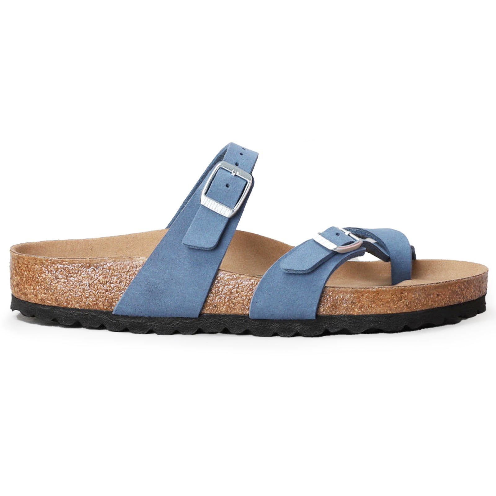 Birkenstock Mayari Synthetic Leather Unisex Sandals#color_soft birki vegan elemental blue