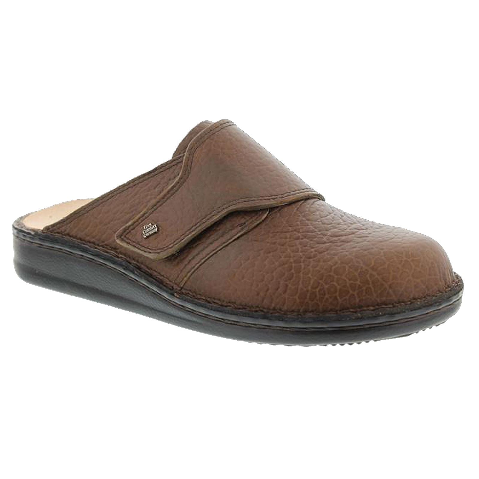 Finn Comfort Amalfi Leather Unisex Sandals#color_brown