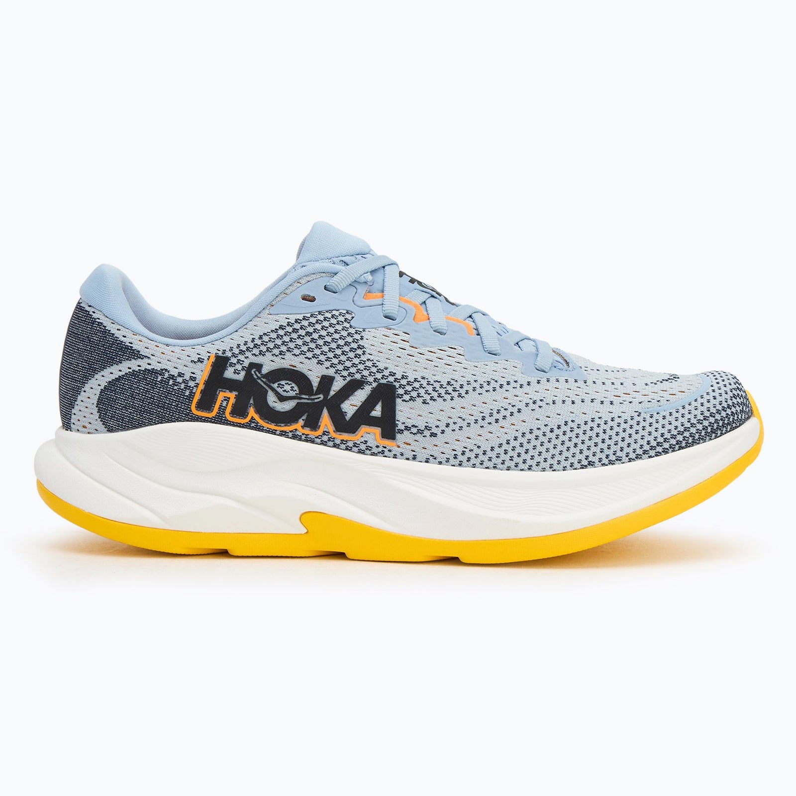 Hoka Rincon 4 Synthetic Textile Mens Trainers#color_drizzle nautical dusk
