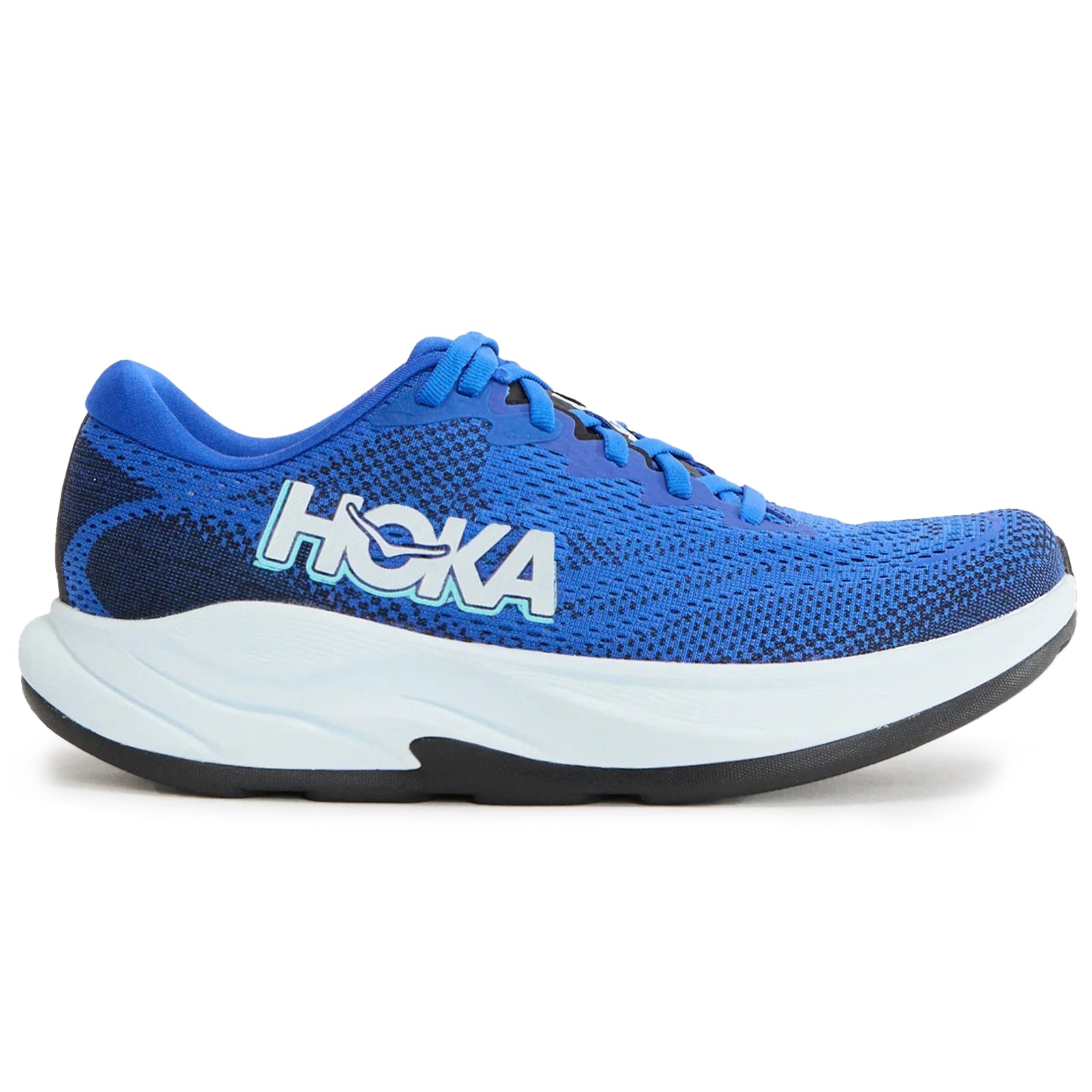 Hoka Rincon 4 Synthetic Textile Womens Trainers#color_ultramarine black