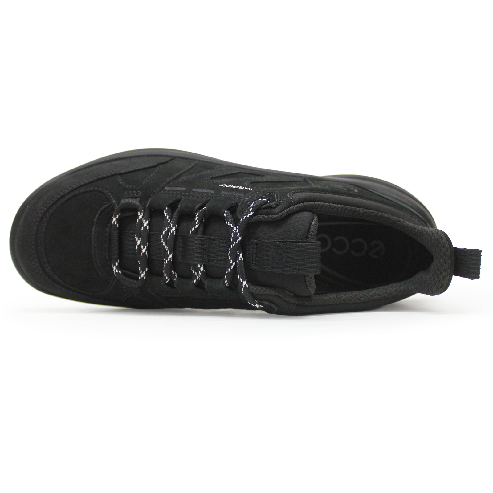 Ecco Offroad 822383 Nubuck Leather Womens Trainers#color_black black