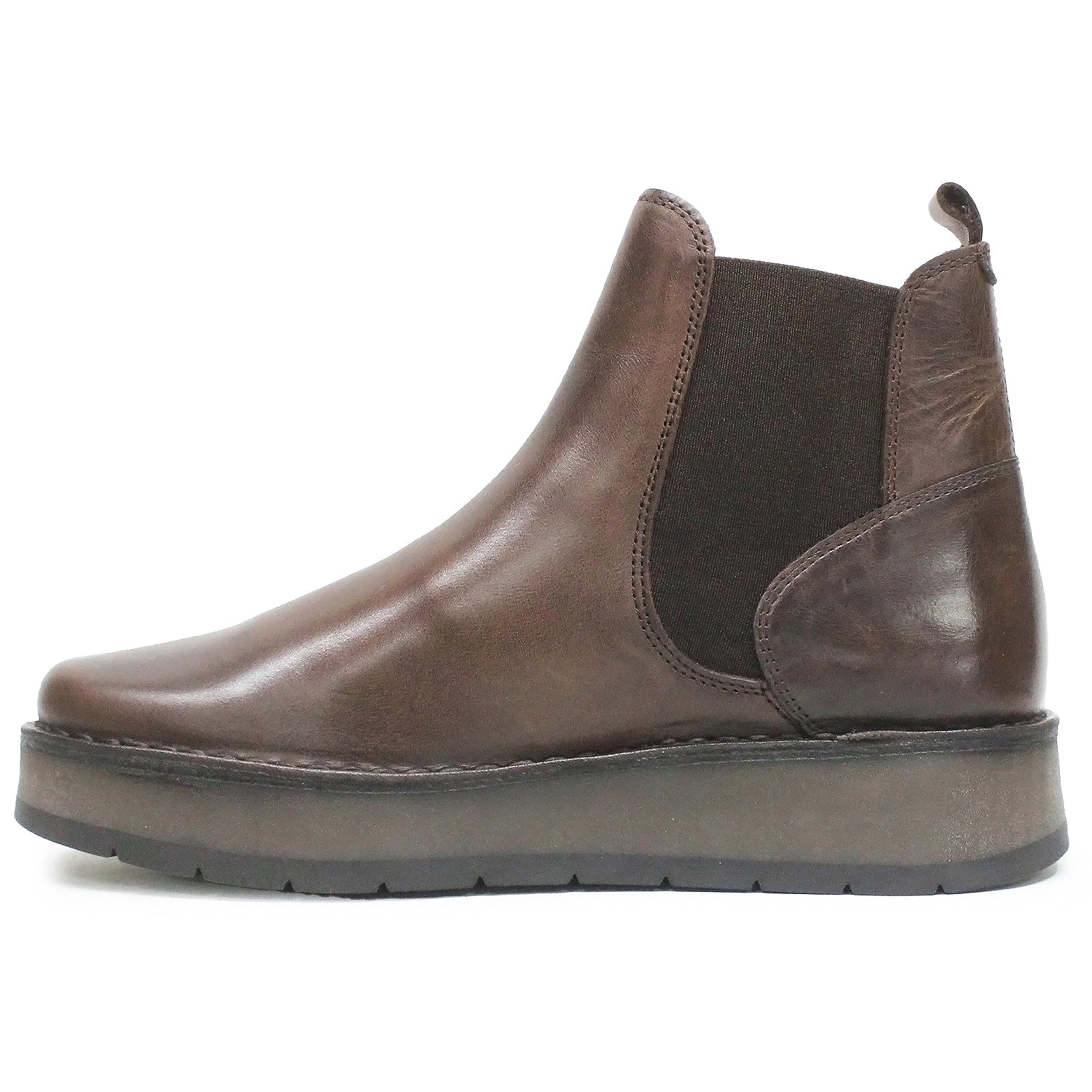 Fly London RAWI131FLY Rug Leather Womens Boots#color_dark brown