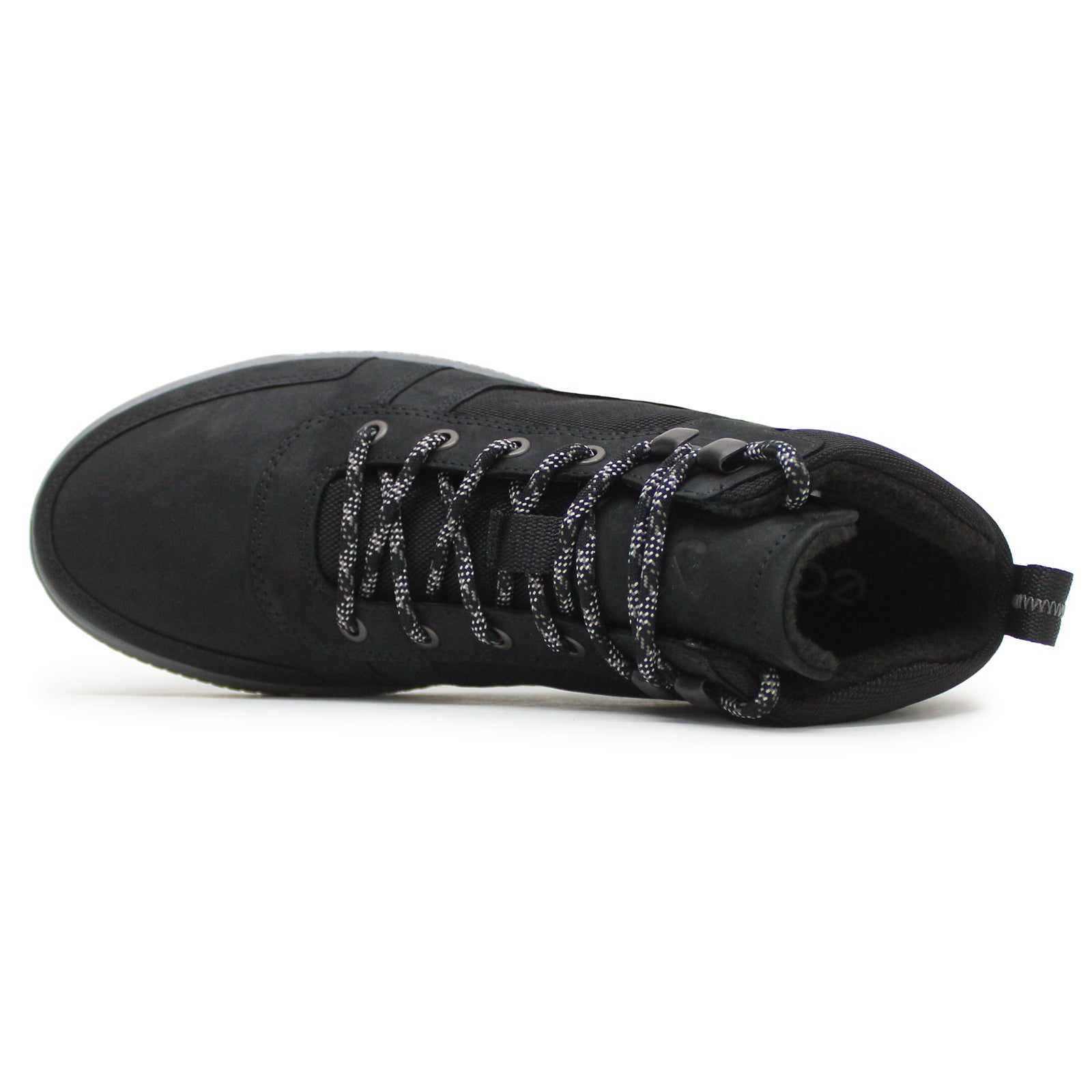 Ecco Byway Tred 501864 Nubuck Textile Mens Trainers#color_black black