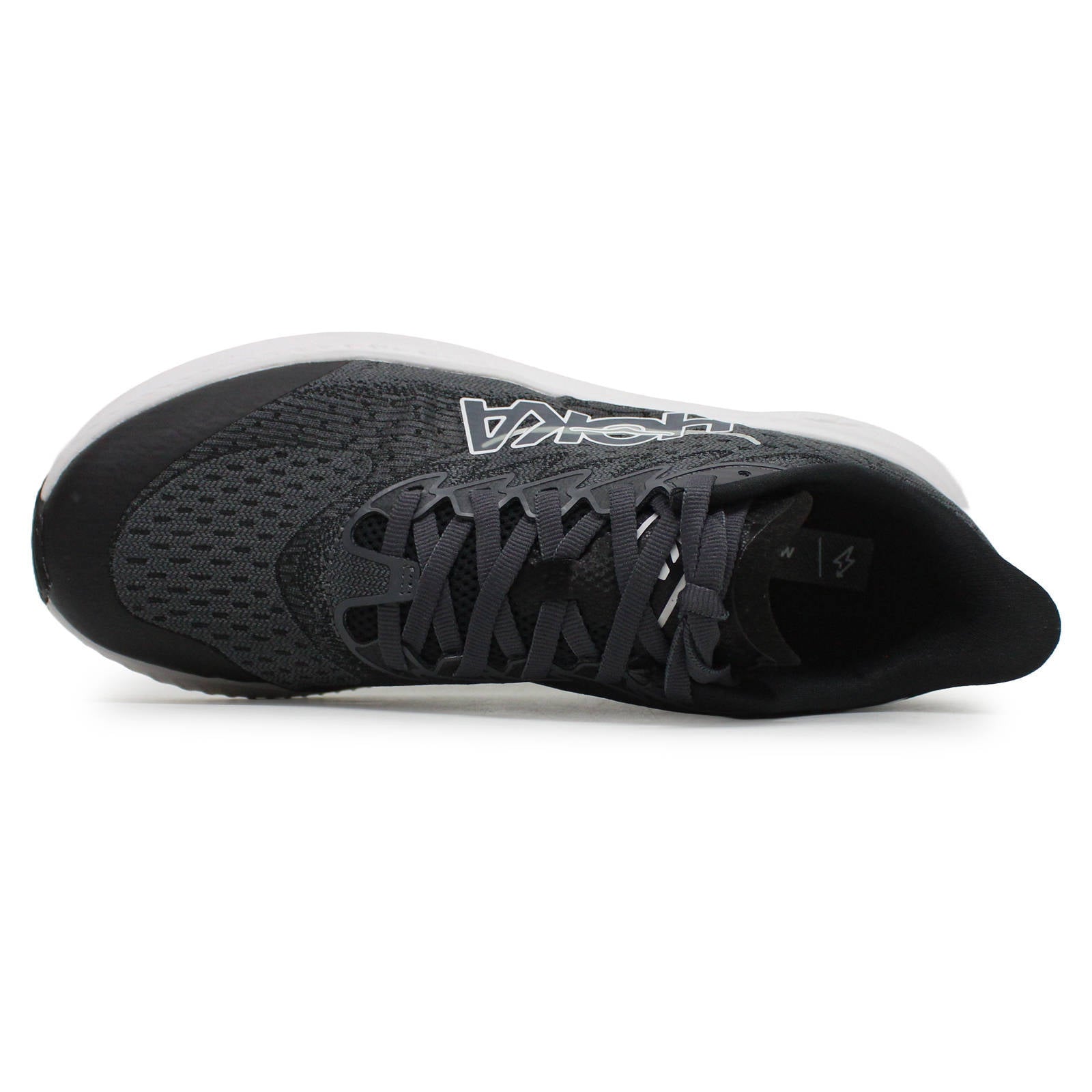 Hoka Mach 6 Textile Synthetic Youth Running Shoes#color_black white