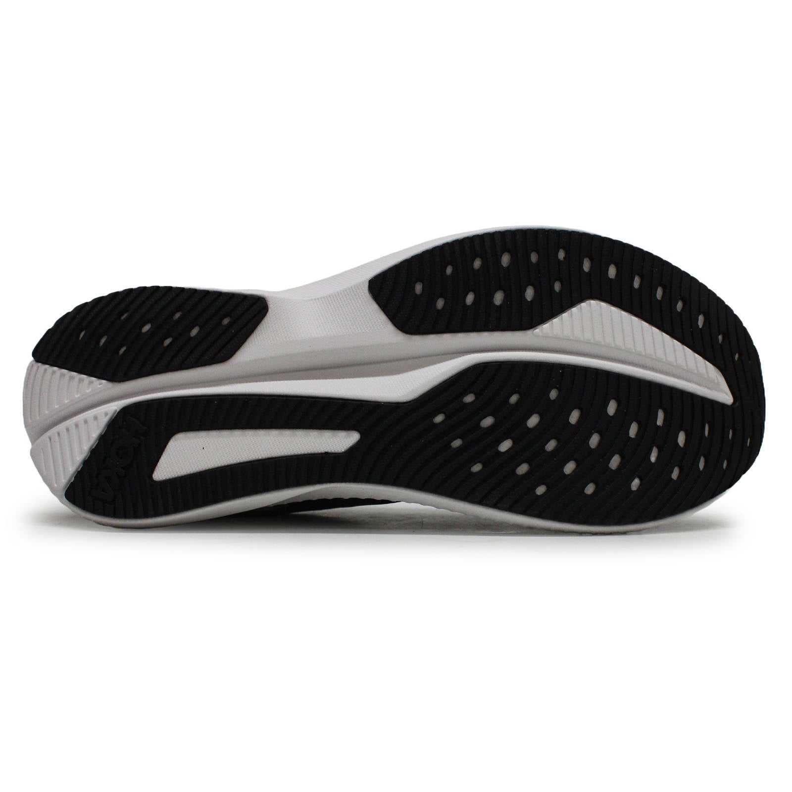 Hoka Mach 6 Textile Synthetic Youth Running Shoes#color_black white