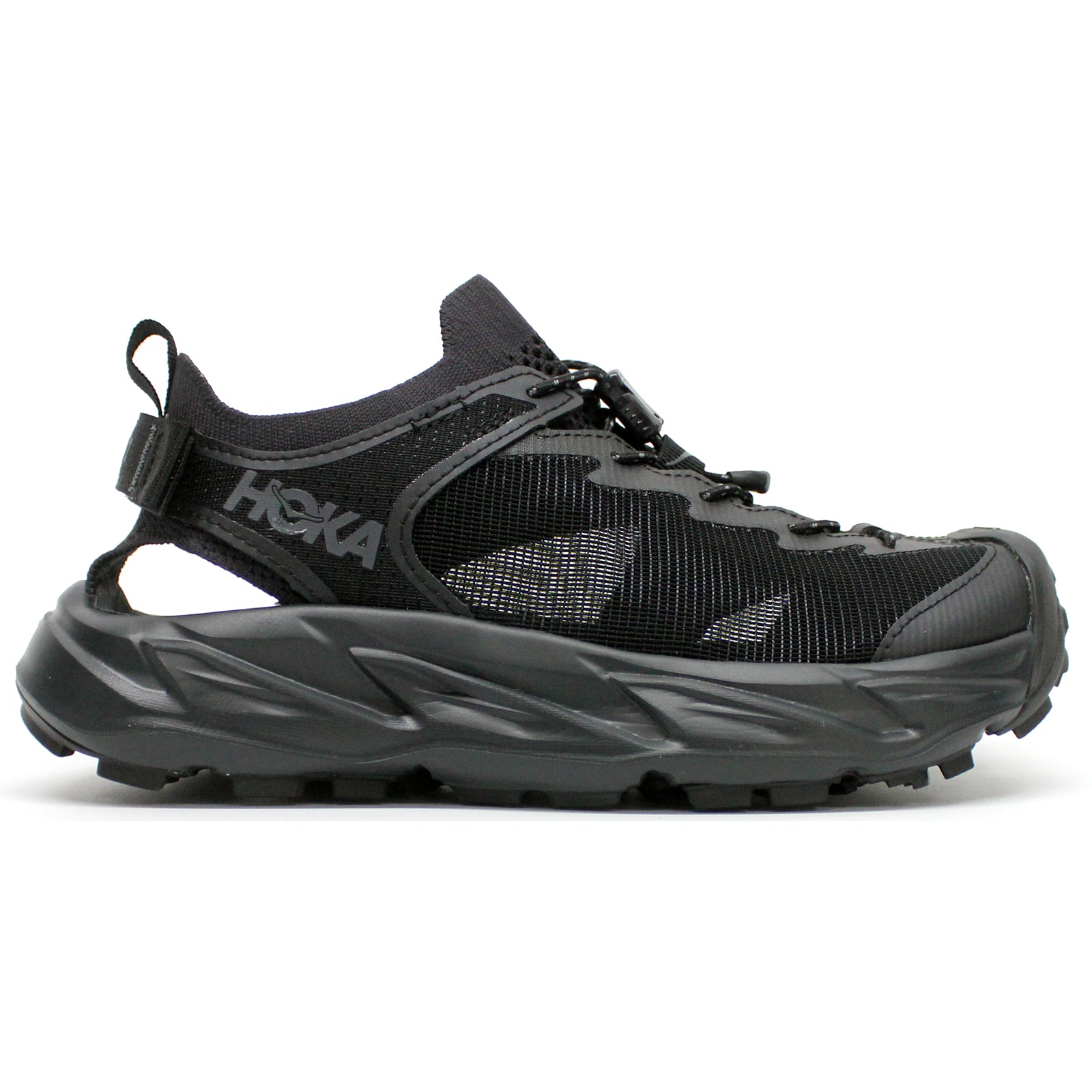Hoka Hopara 2 Textile Synthetic Women's Lace Up Black Black Shoes