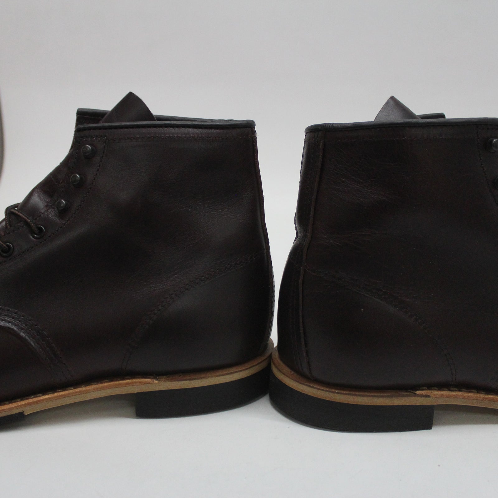 Red Wing Beckman 09419-0D Full Grain Leather Mens Boots - Black Cherry - 46#color_black cherry