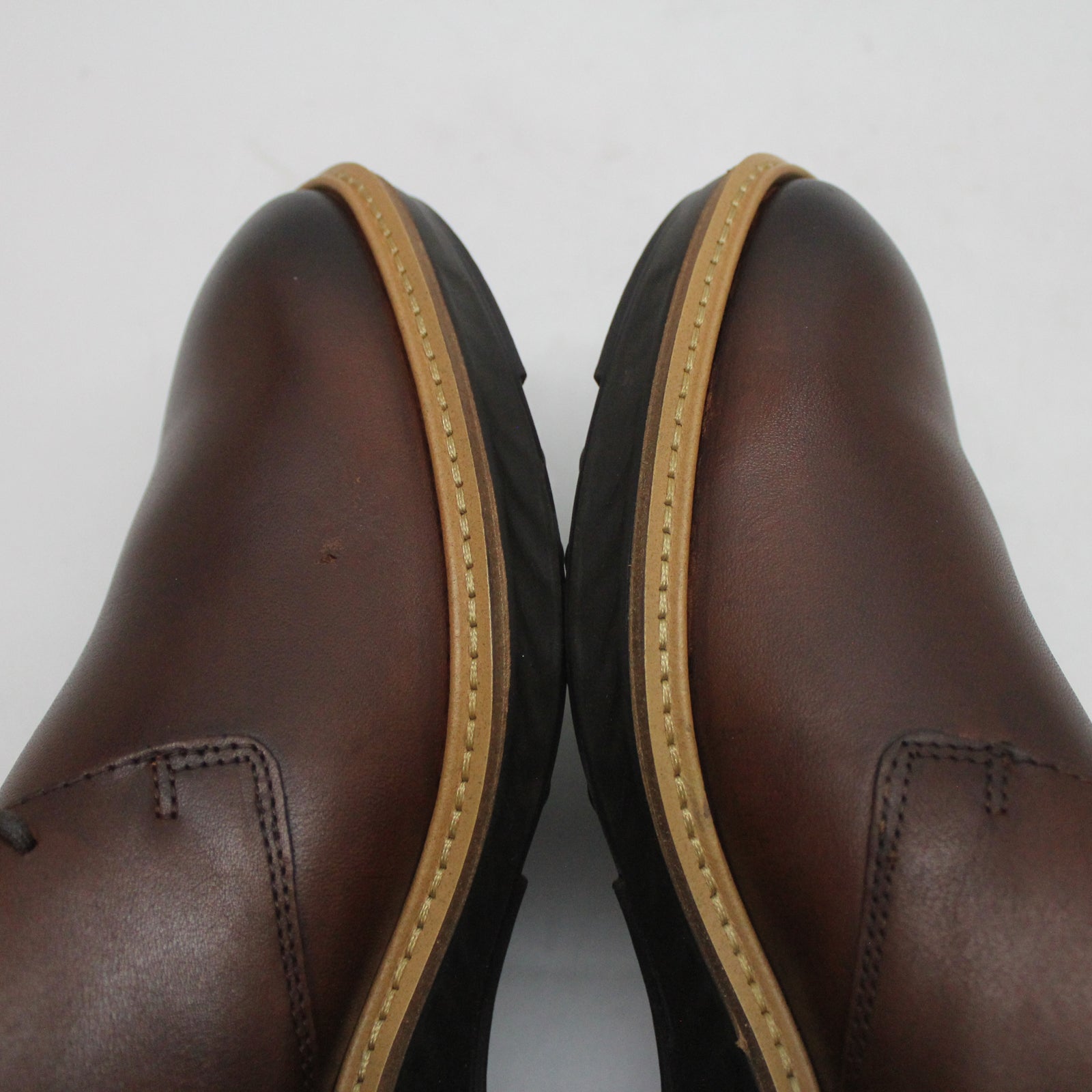 Ecco ST 1 Hybrid 836404 836404-01053 Leather Mens Shoes - Cognac - 44#color_cognac