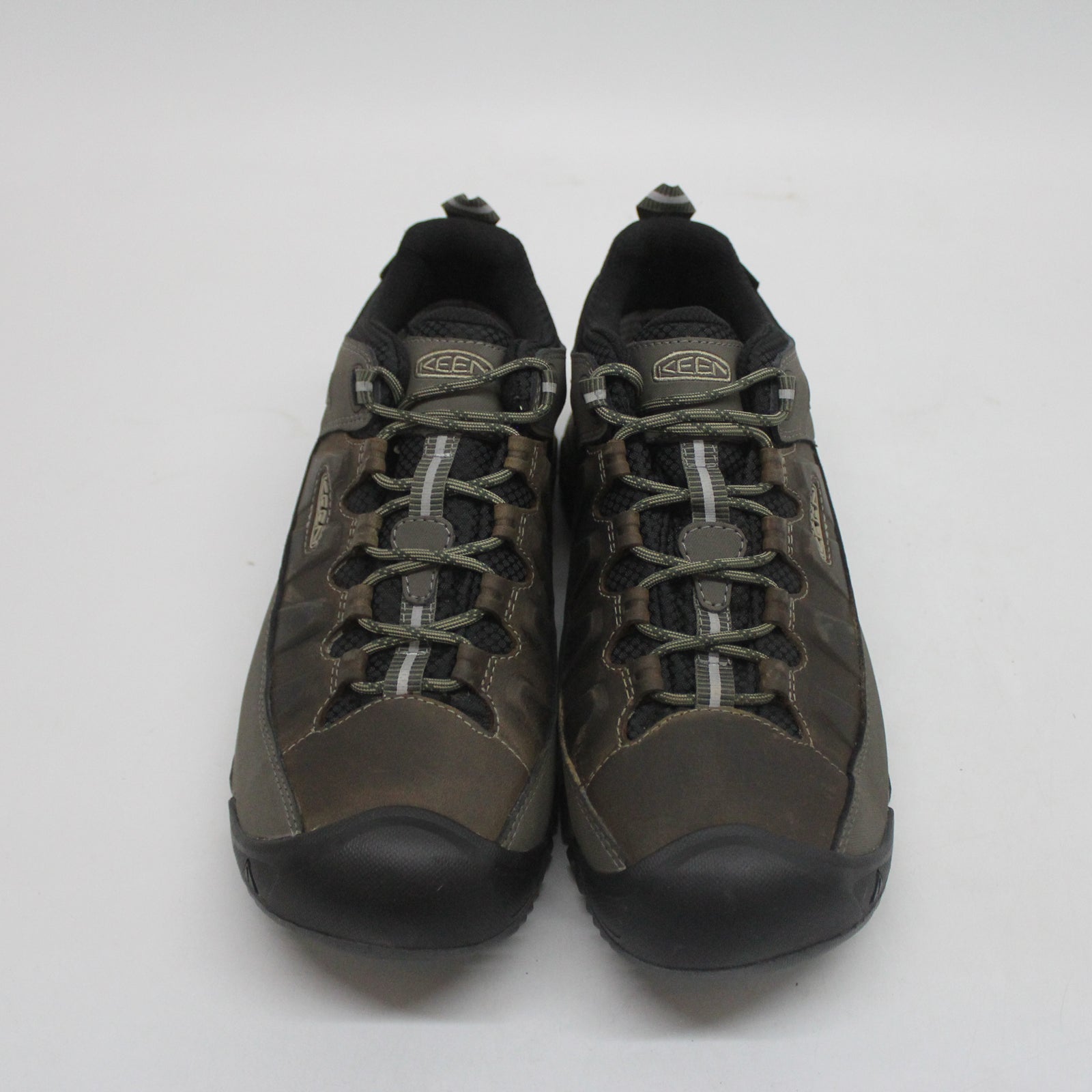 Keen Targhee III WP 1017783 Leather Textile Mens Shoes - Bungee Cord Black - 43#color_bungee cord black