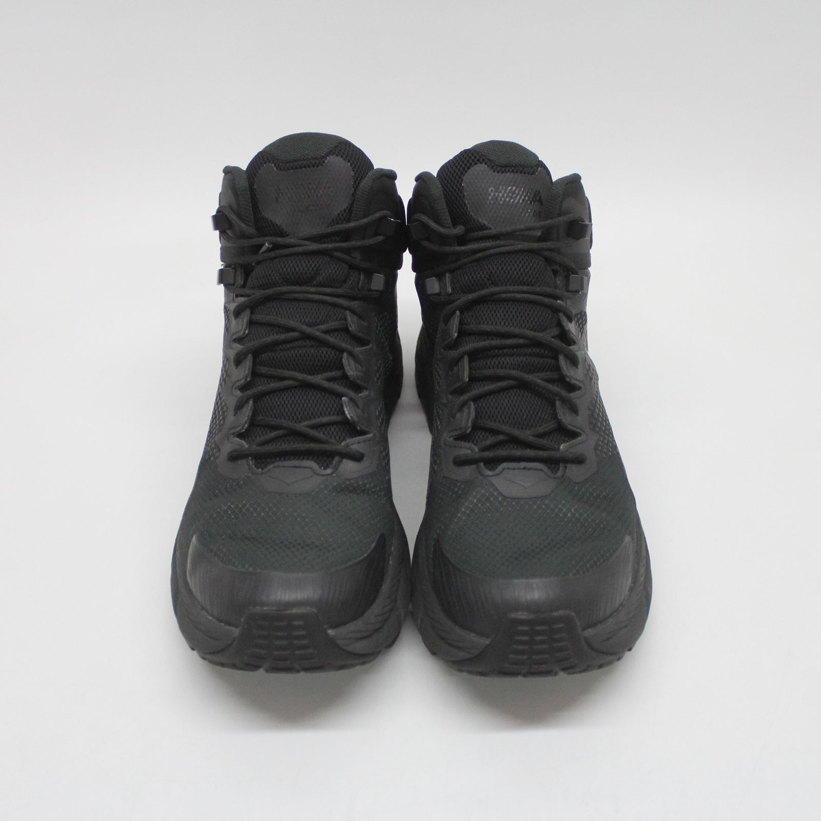 Hoka Trail Code GTX 1123165-BRVN Textile Synthetic Mens Boots - Black Raven - 10#color_black raven