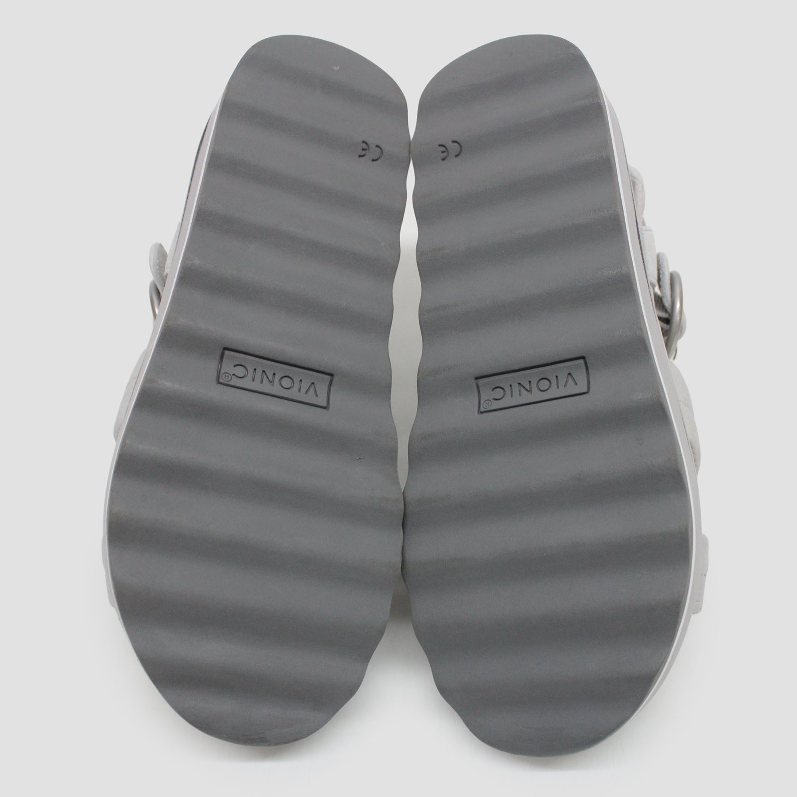 Vionic Reyna I4743L1020 Suede Leather Womens Sandals - Vapor - 36.5#color_vapor