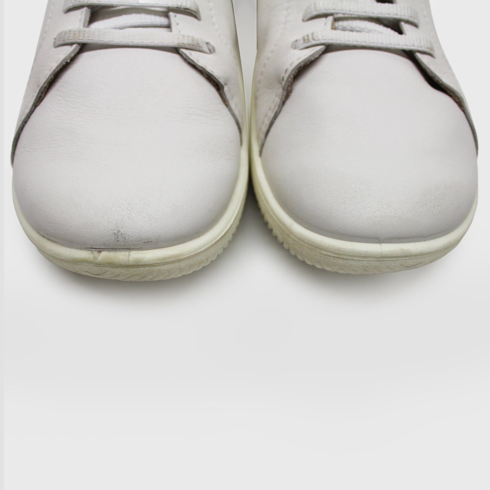 Keen KNX Lace 1028356 Leather Womens Trainers - Star White Star White - 39#color_star white star white