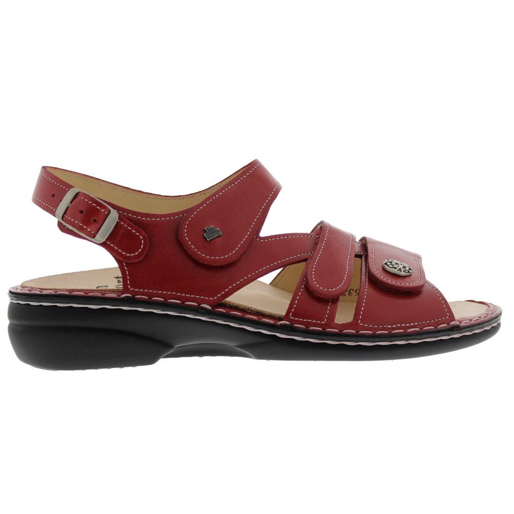 Finn Comfort 2562 Gomera Venezia Red Womens Sandals#color_red