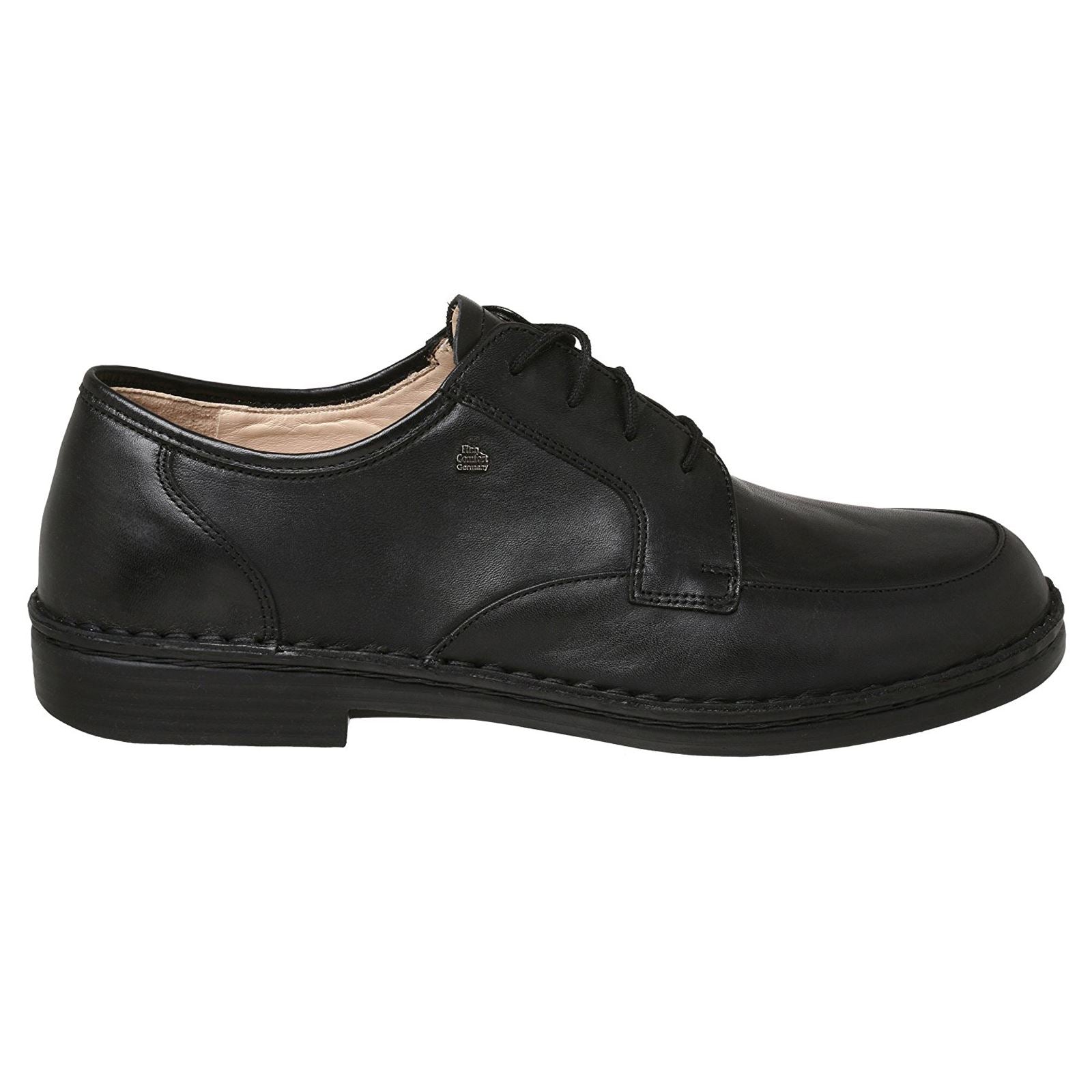 Finn Comfort Mens Hilversum Black Leather Shoes - UK 8
