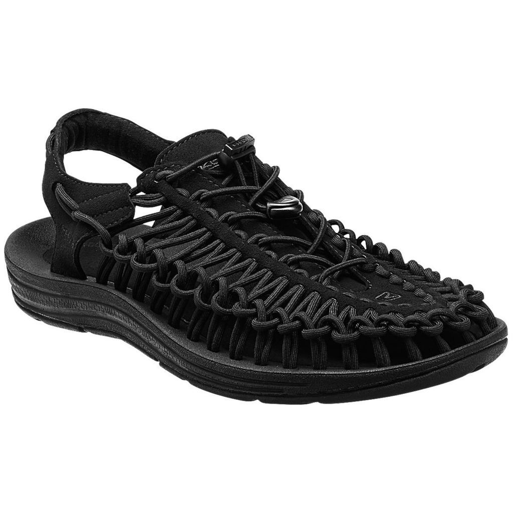 Keen UNEEK Astoria 2-Cord Men's Monochrome Sandals#color_black