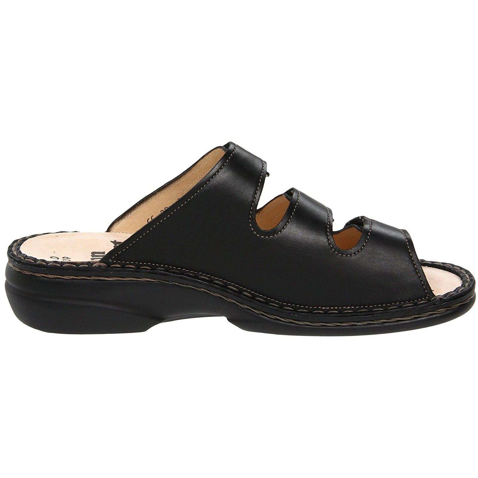 Finn Comfort Menorca-S Women's Slip-On Sandals#color_black