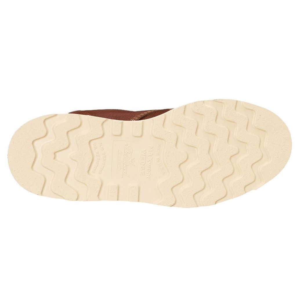 Thorogood Mens 8 Inch Moc Toe Safety Toe 804-4478 Leather Boots#color_brown