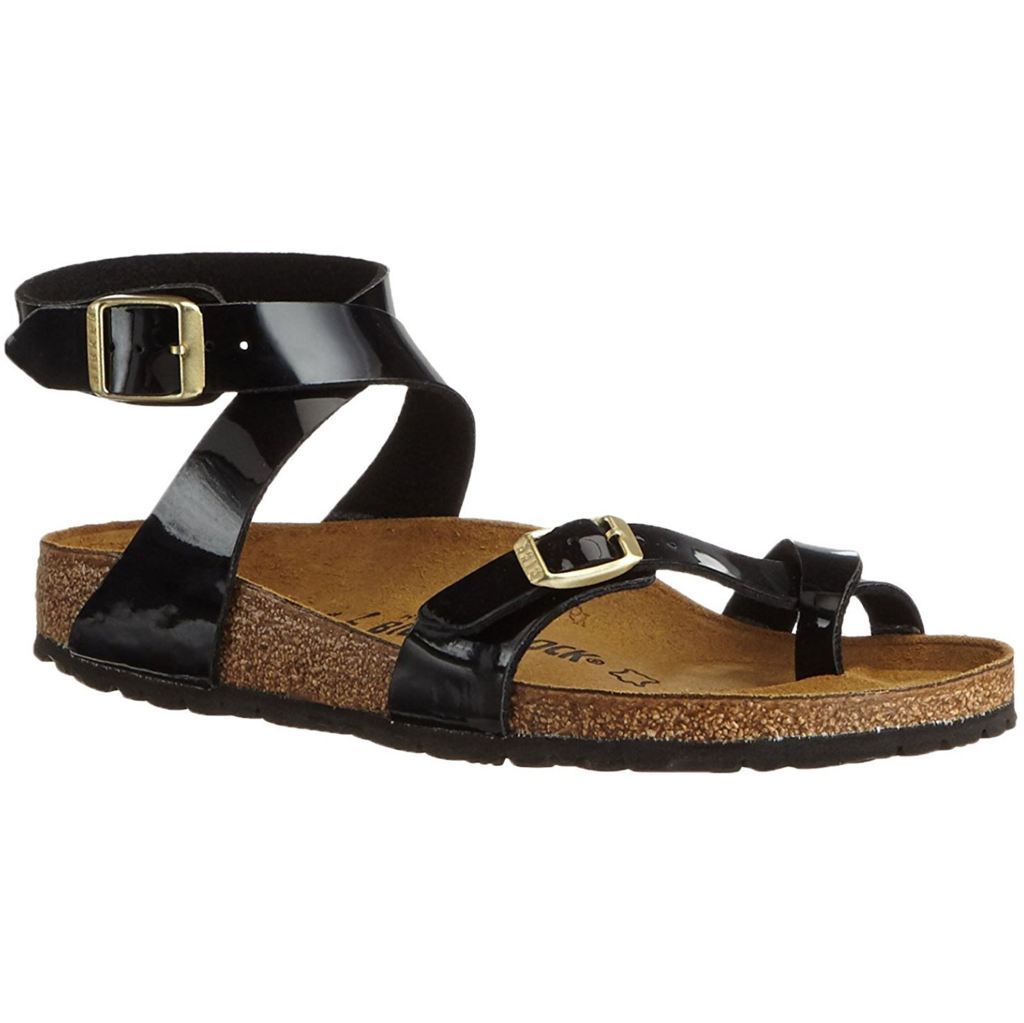 Birkenstock Yara Birko-flor Womens Sandals#color_black