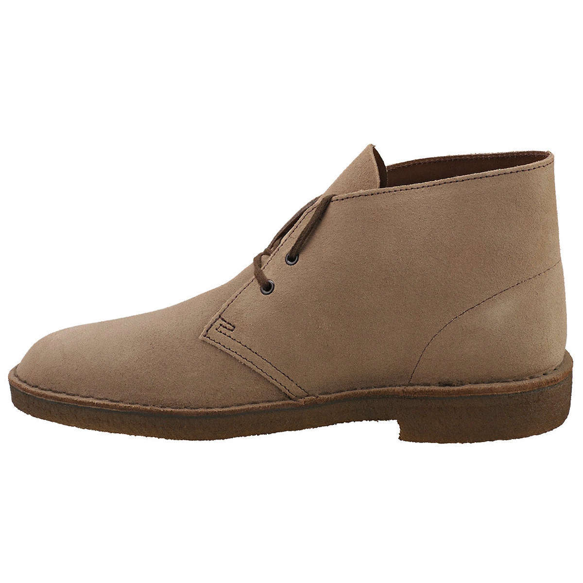Clarks Originals Desert Boot Suede Leather Men's Boots#color_wolf