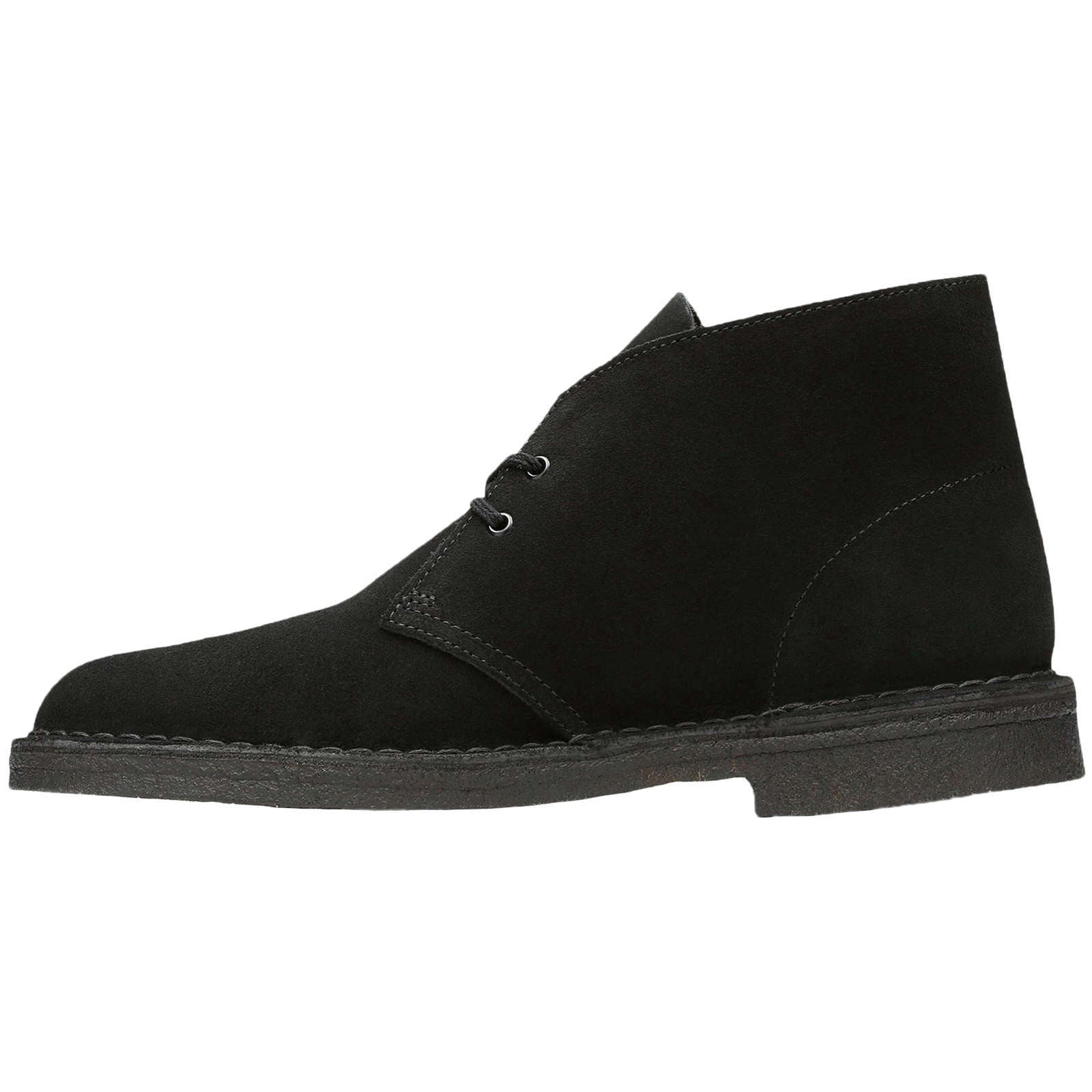 Clarks Originals Desert Boot Suede Leather Men's Boots#color_black