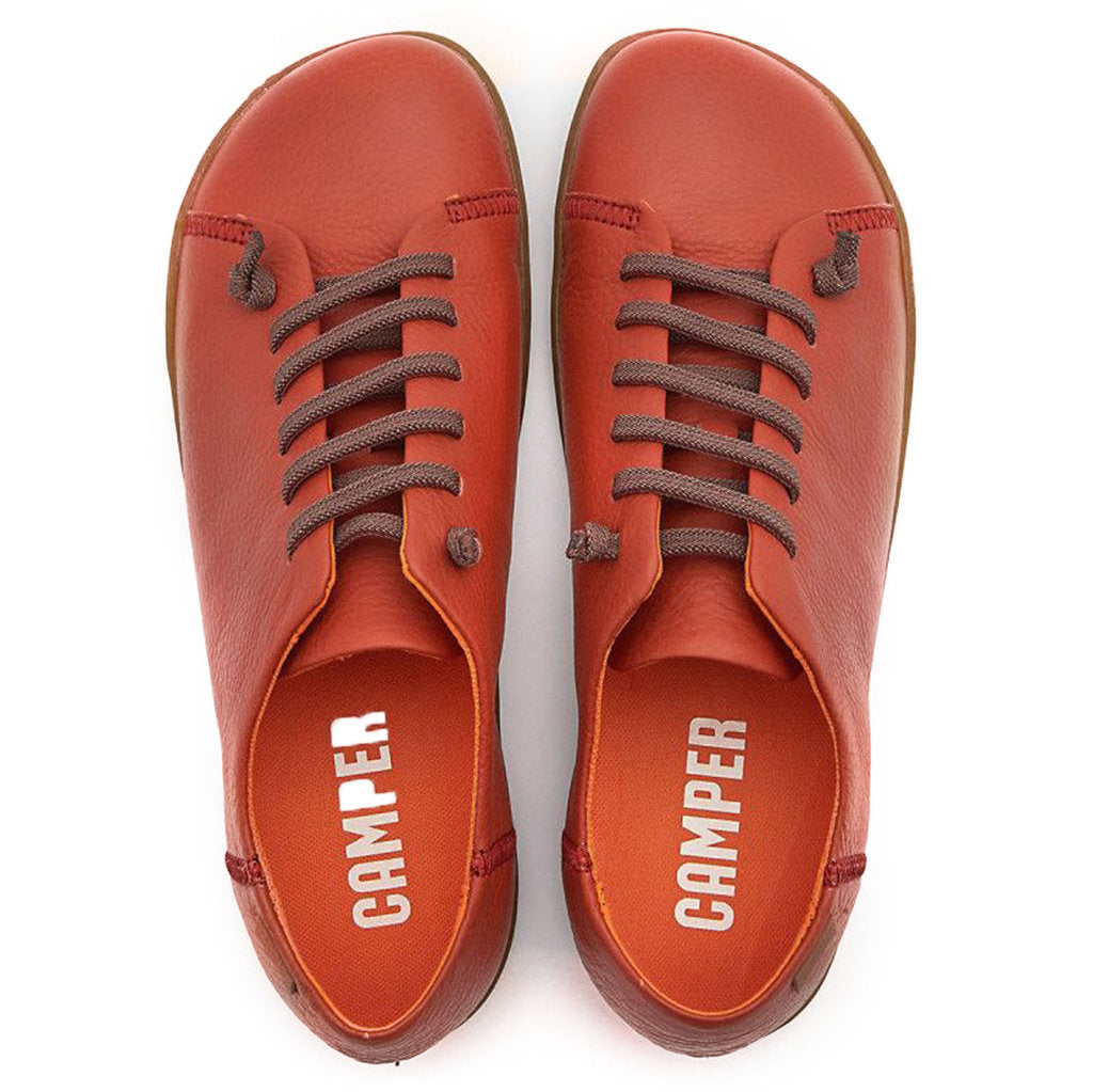 Camper Peu Calfskin Leather Men's Barefoot Trainers#color_red