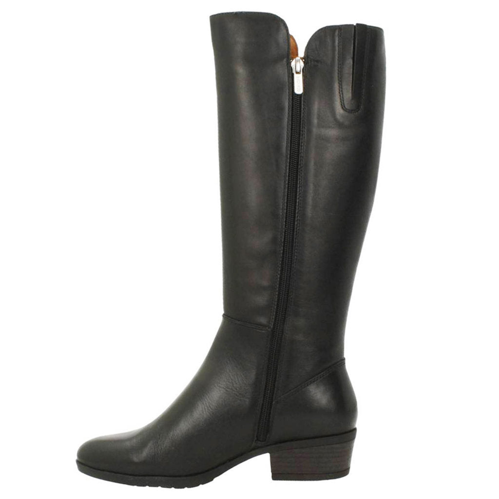 Pikolinos Daroca Leather Womens Boots#color_black