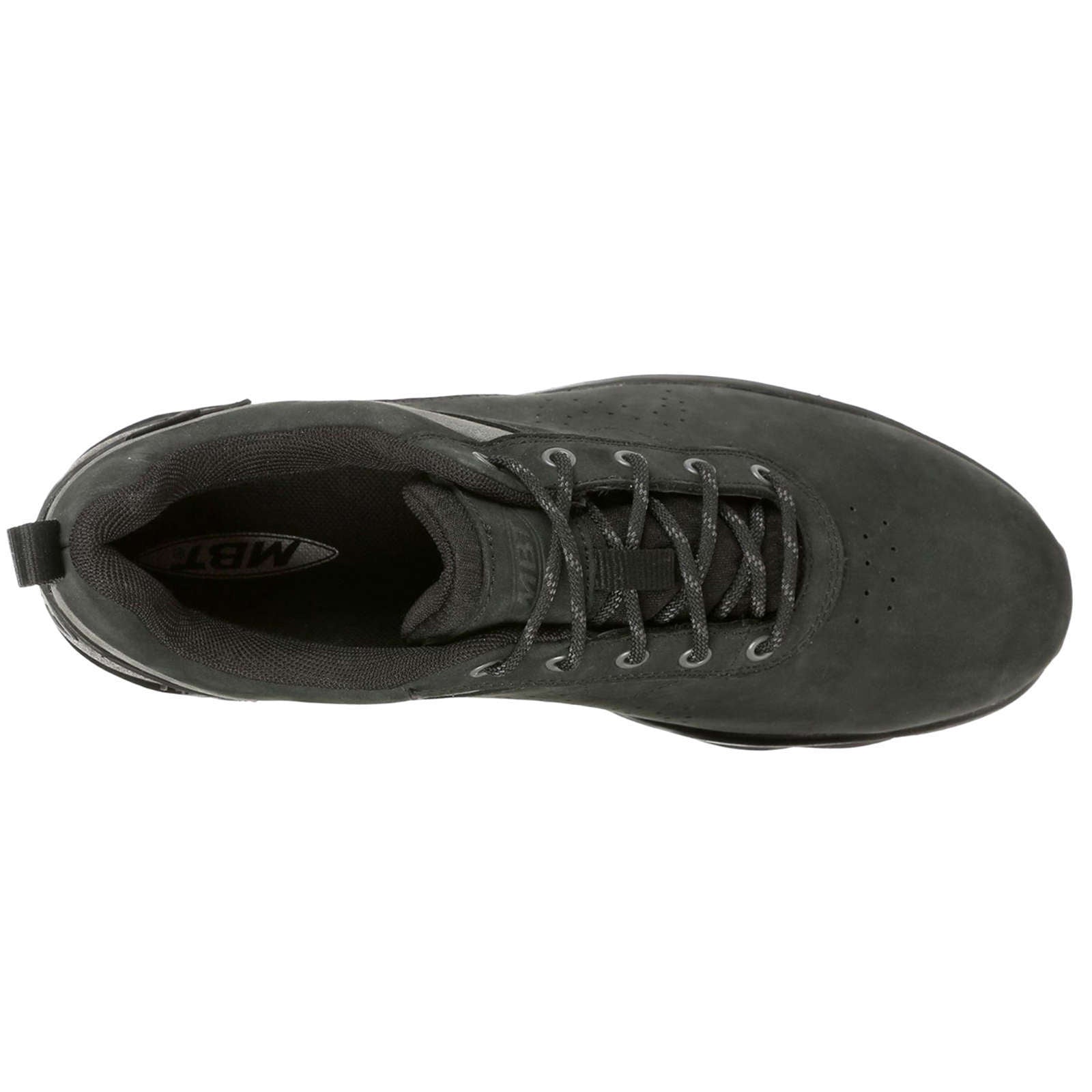 MBT Kibo GTX Waterproof Nubuck Leather Men's Hiking Shoes#color_black