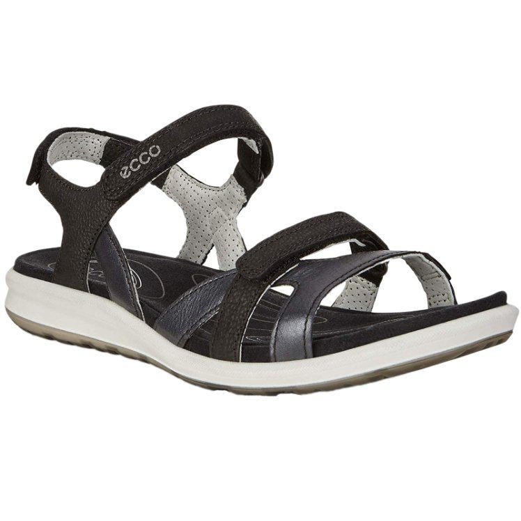Ecco Cruise II Nubuck Womens Sandals#color_black
