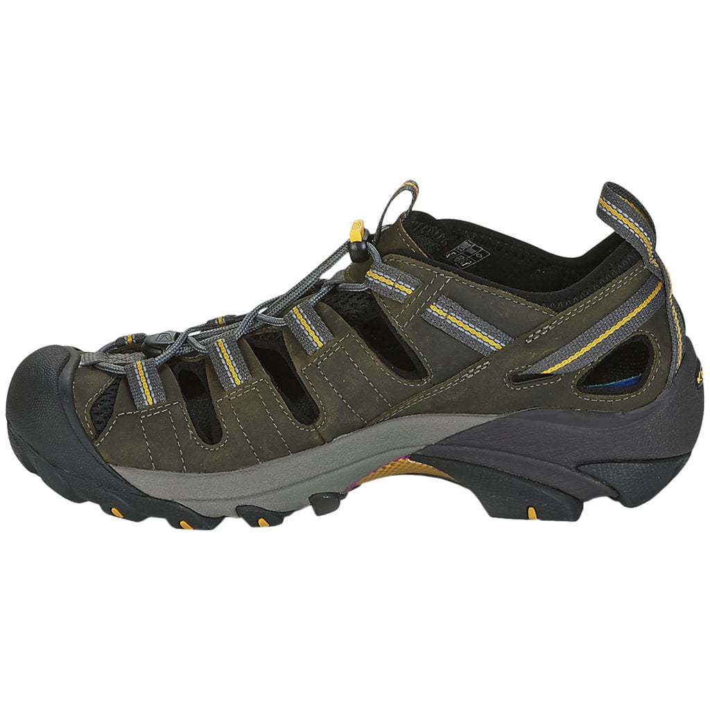 Keen Arroyo II Leather & Textile Men's Hiking Sandals#color_gargoyle tawny olive