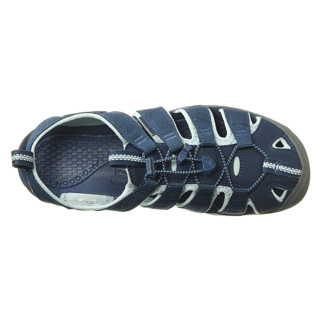 Keen Clearwater CNX Women's Waterproof Sandals#color_navy blue glow