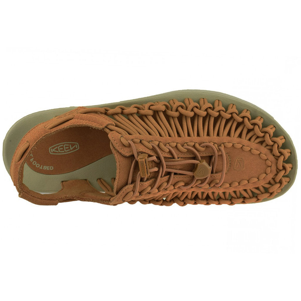 Keen UNEEK Synthetic Textile 2-Cord Monochrome Men's Sandals#color_cathay spice safari