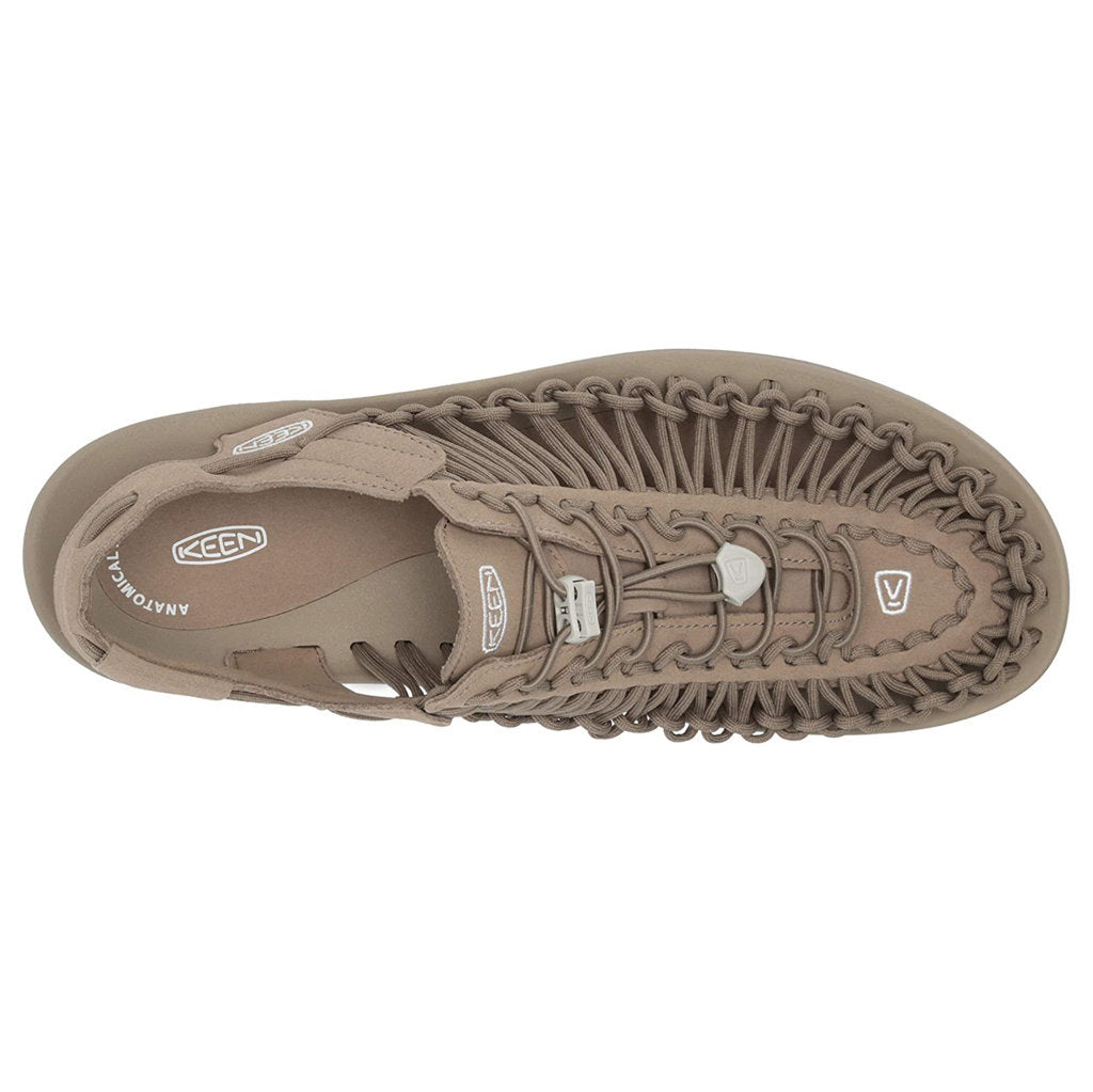 Keen UNEEK Synthetic Textile 2-Cord Monochrome Men's Sandals#color_timberwolf plaza taupe