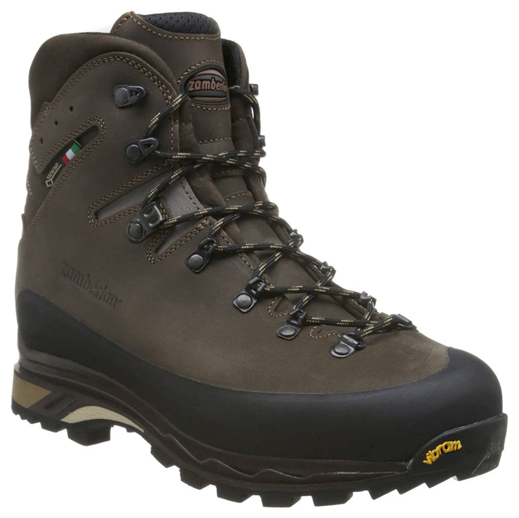 Zamberlan 960 Guide GTX RR Nubuck Leather Men's Trekking Boots#color_dark brown
