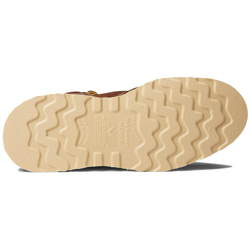 Thorogood 6 Inch Moc Toe Safety Toe Leather Mens Boots#color_tobacco