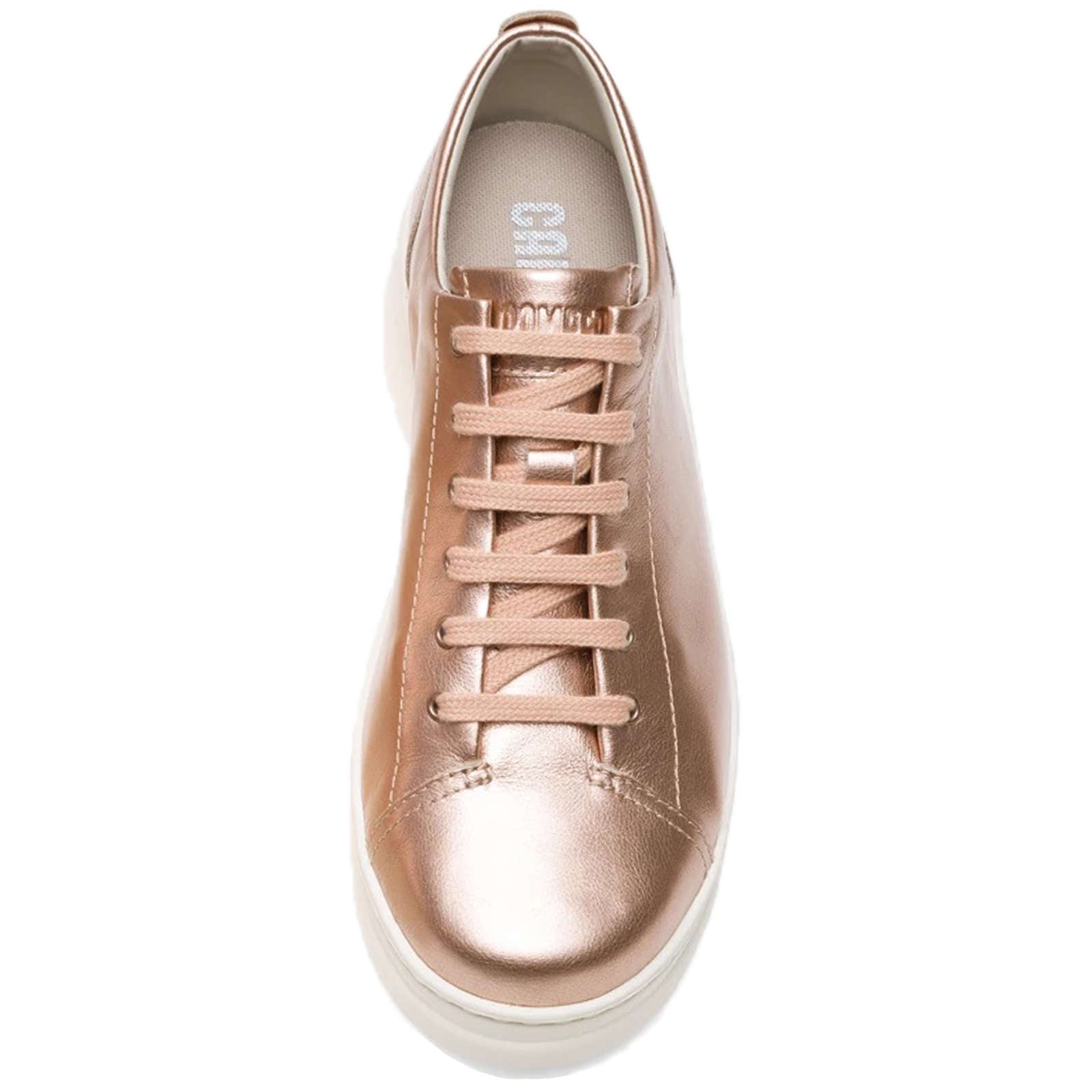 Camper Runner Up Calfskin Leather Women's Low-Top Trainers#color_pink