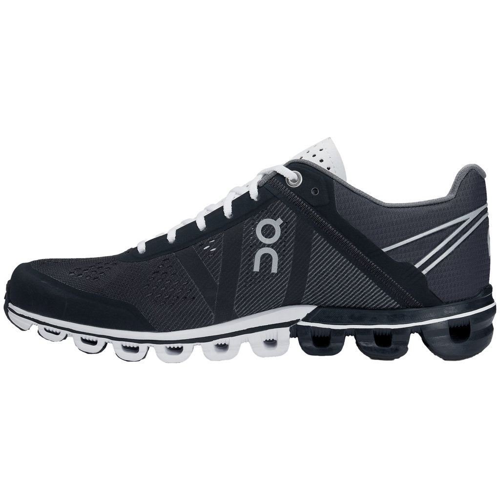 On Running Cloudflow Mesh Women's Low-Top Trainers#color_black white