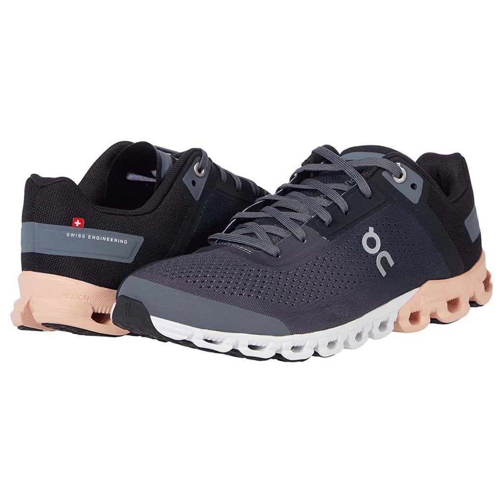 On Running Cloudflow Mesh Women's Low-Top Trainers#color_rock rose