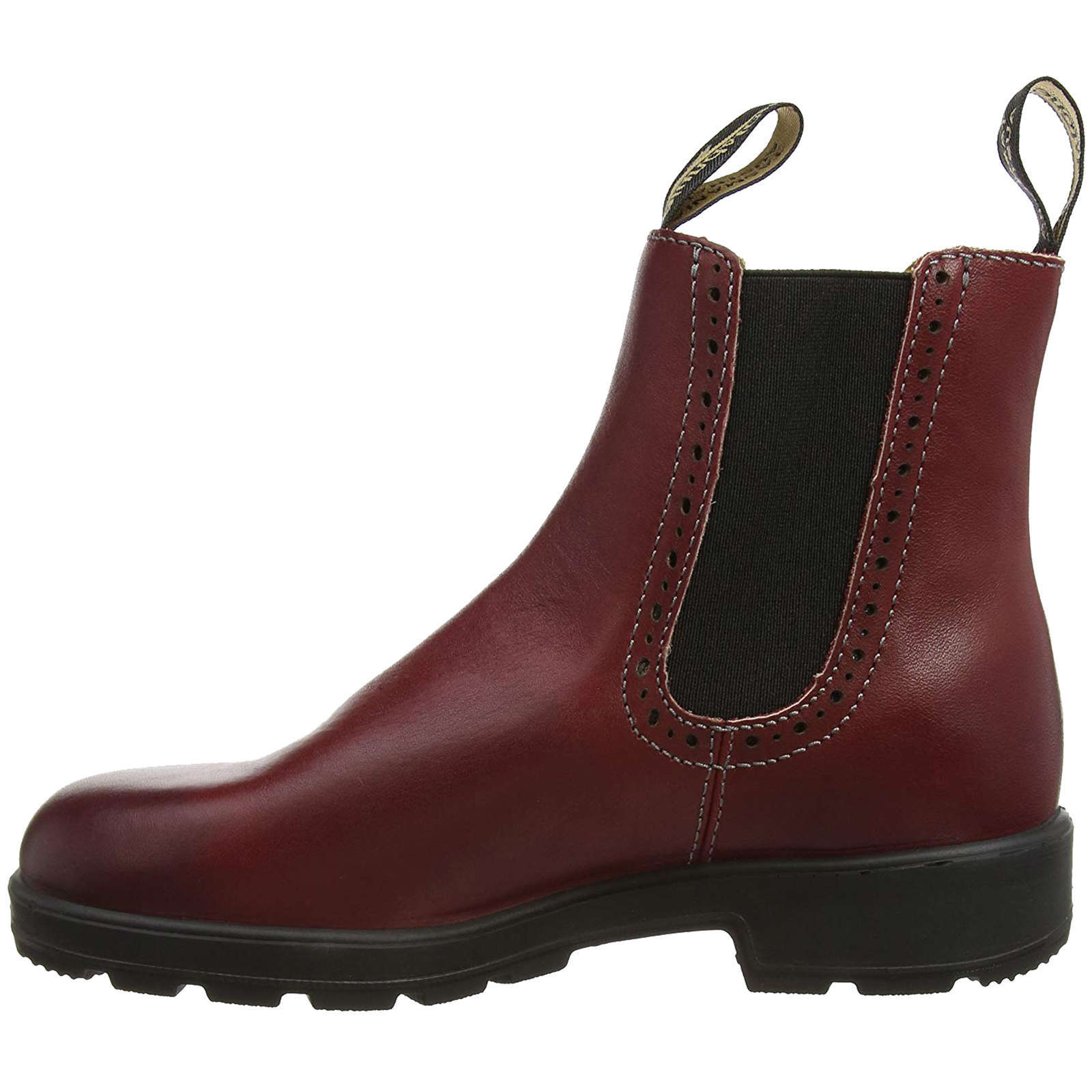 Blundstone 1443 Water-Resistant Leather Unisex Chelsea Boots#color_burgundy rub