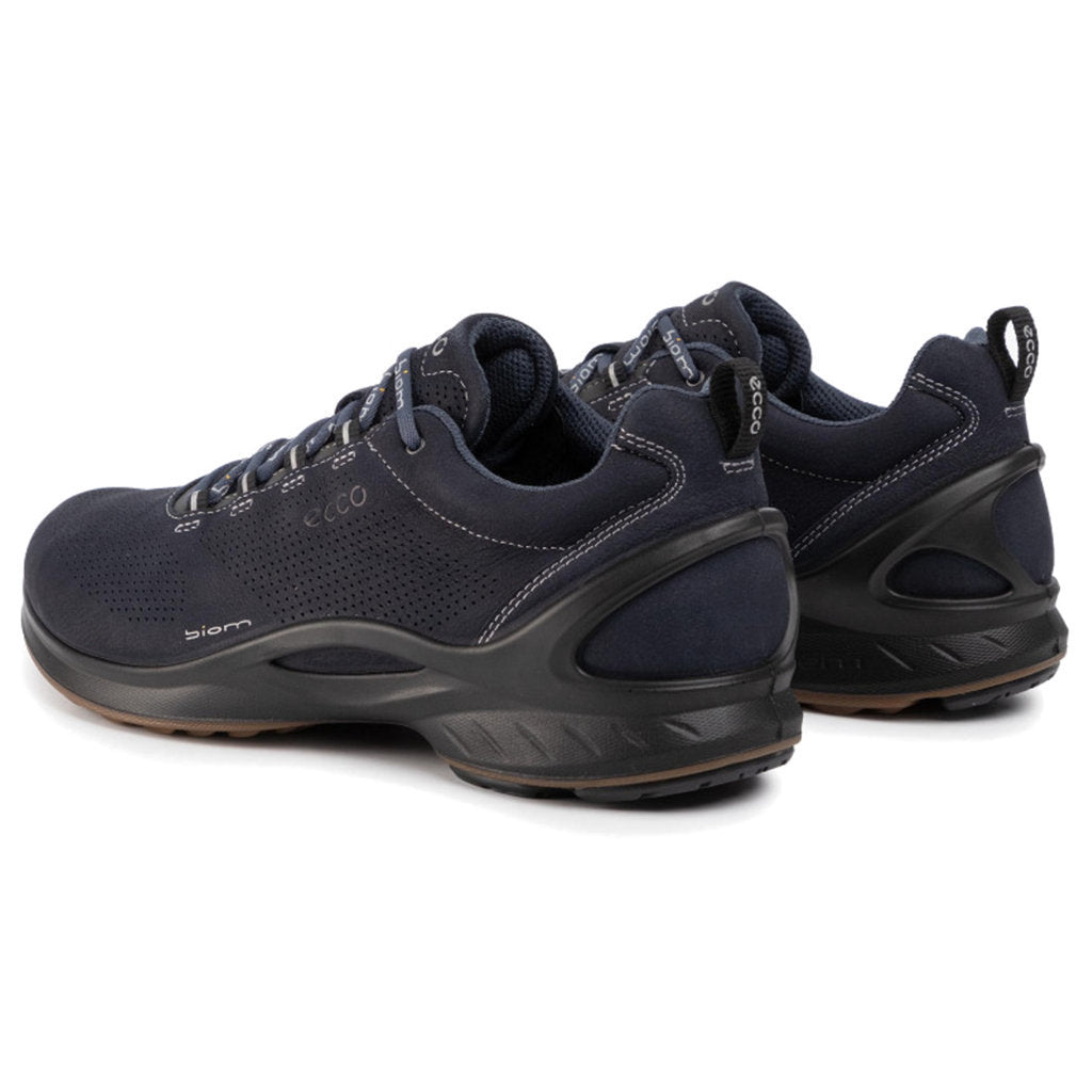 Ecco Biom Fjuel 837534 Leather Mens Trainers#color_navy black