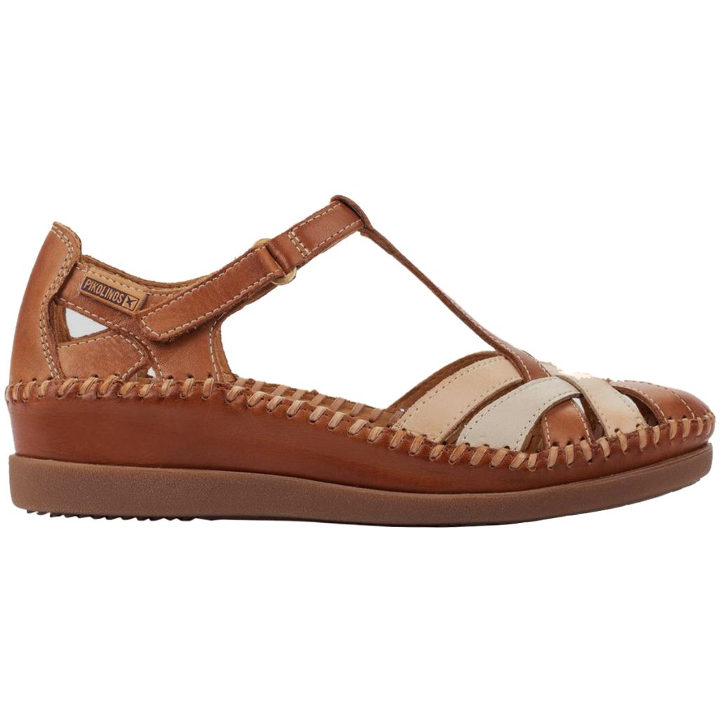 Pikolinos Cadaques W8K-0732C1 Leather Womens Sandals#color_brandy