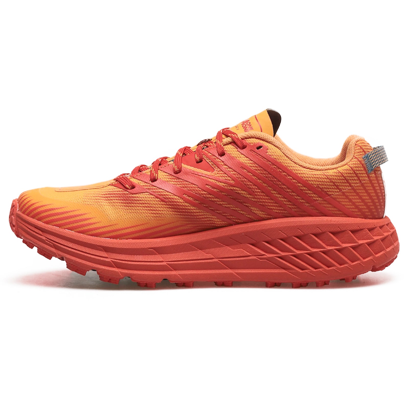 Hoka Speedgoat 4 Mesh Men's Running Shoes#color_fiesta blazing orange