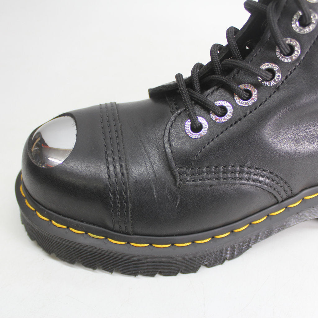 Dr.Martens Unisex Boots 8761 BXB Casual Mid Calf Lace-Up Steel Toe Leather - UK 4