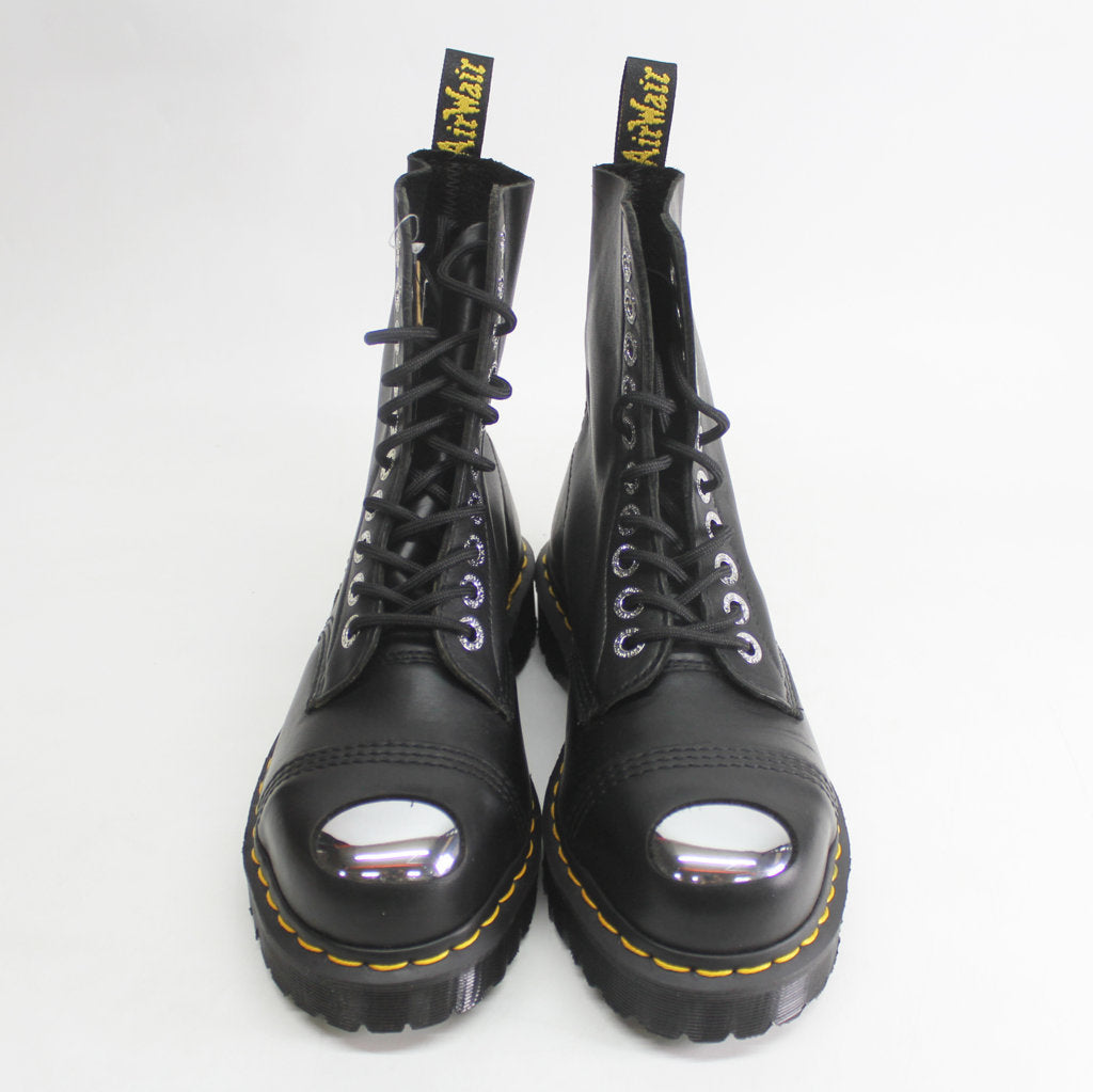 Dr.Martens Unisex Boots 8761 BXB Casual Mid Calf Lace-Up Steel Toe Leather - UK 4